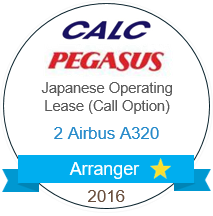 Asset Brok'Air CALC China Aircraft Leasing Group Pegasus JOLCO A320-214 Arranger