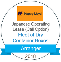 Hapag-Lloyd Fleet Dry Container Boxes Arranger 2018
